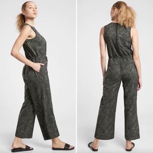 Athleta Topanga Printed Jumpsuit SZ XS